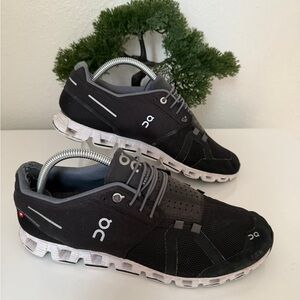 On Running 😎✨Men's Black and White Athletic Shoes